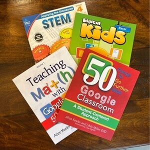 TPT Book Bundle Google Classroom, STEM, Teaching Math, Digital Kids Homeschool